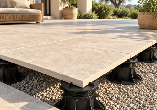 Pose de carrelage terrasse extérieure